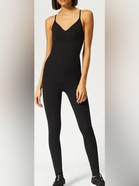 The Upside Black Sculpting Strappy Jumpsuit
